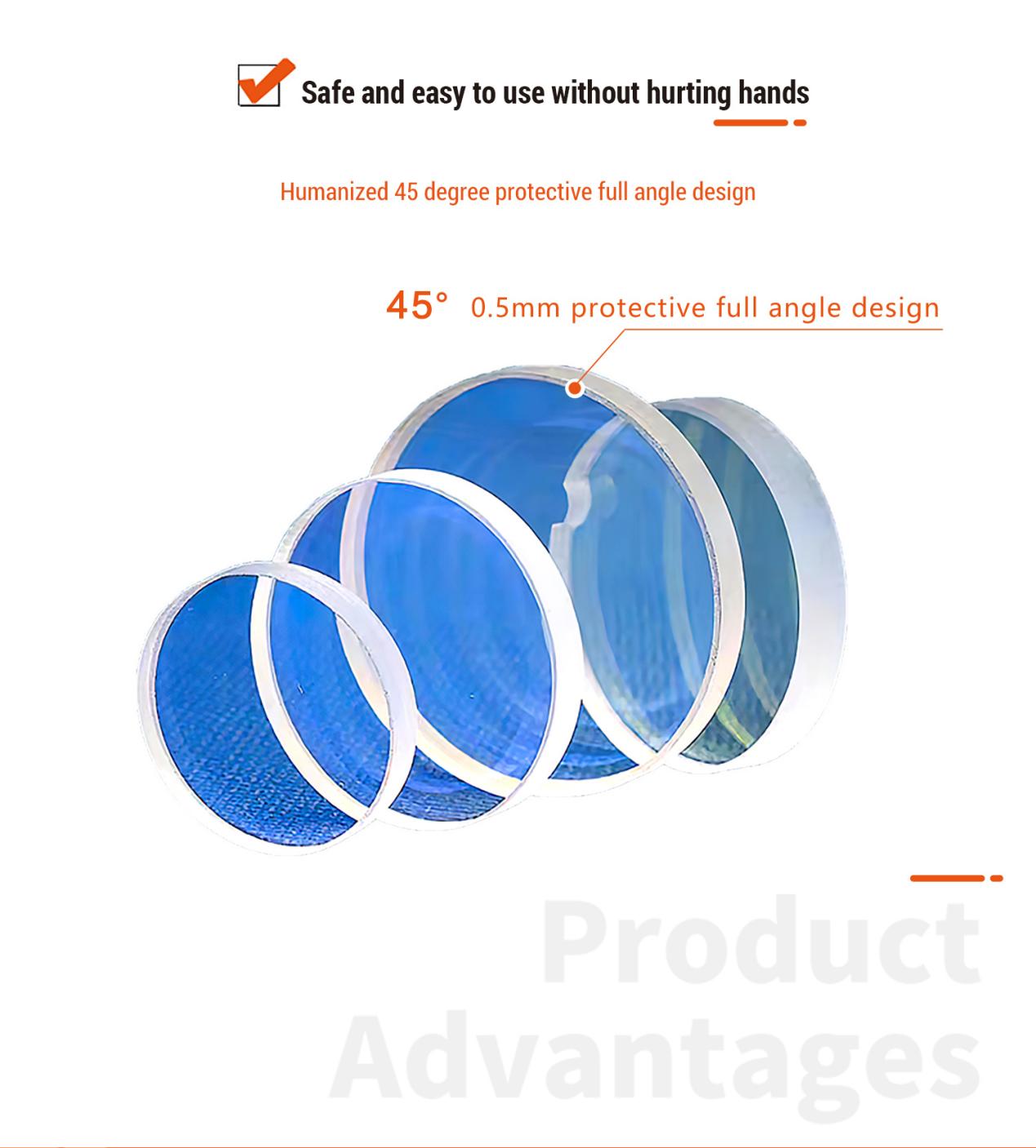1000W लेजर वेल्डिंग सुरक्षात्मक लेंस 1000W लेजर वेल्डिंग सुरक्षात्मक लेंस